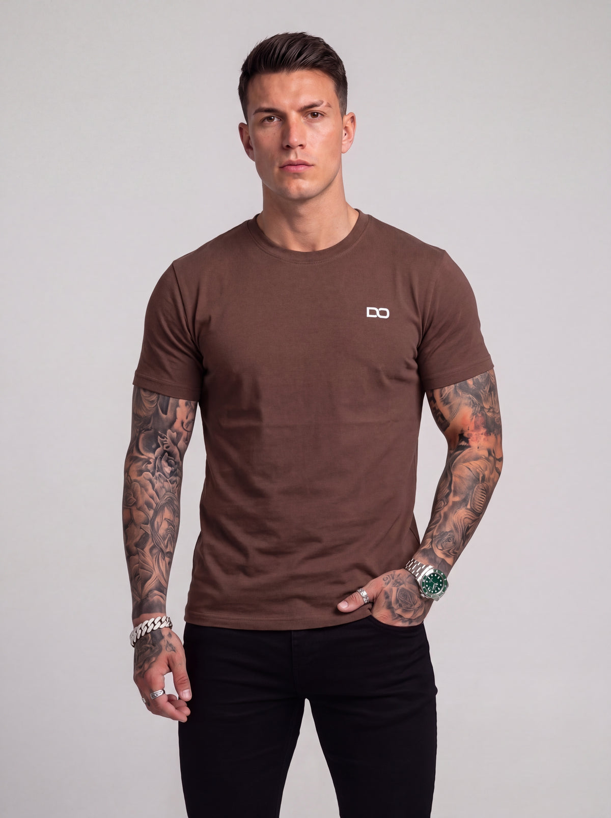 Camiseta Básica Essential Brown