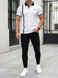 POLO DO MONACO BLACK LINE + JEAN SKINNY NEGRO LISO