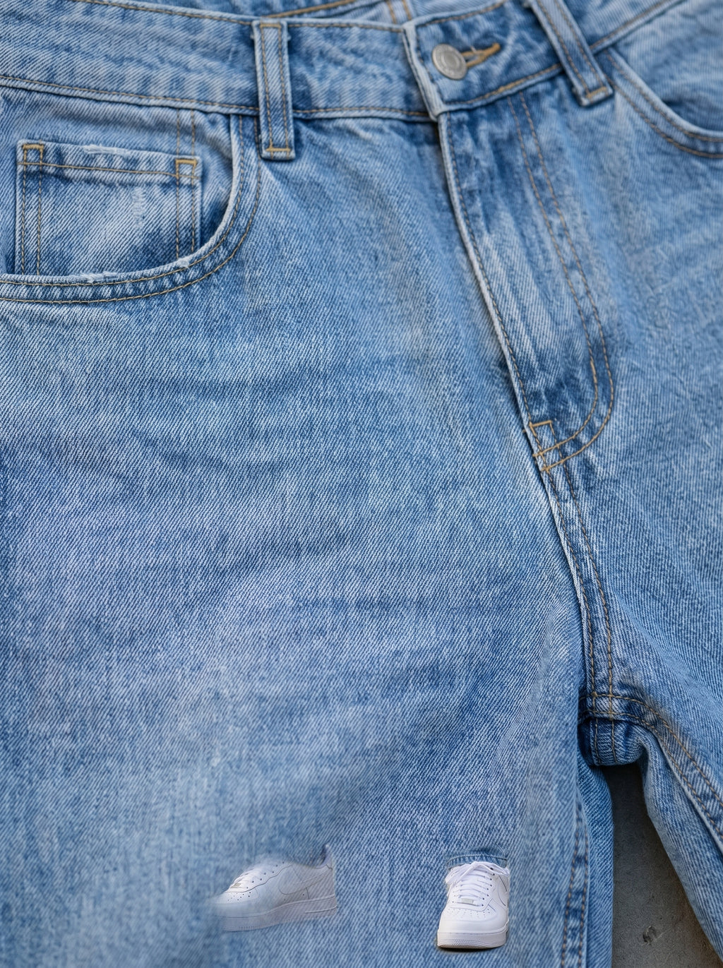 JEAN MOM FIT -  AZUL CIELO