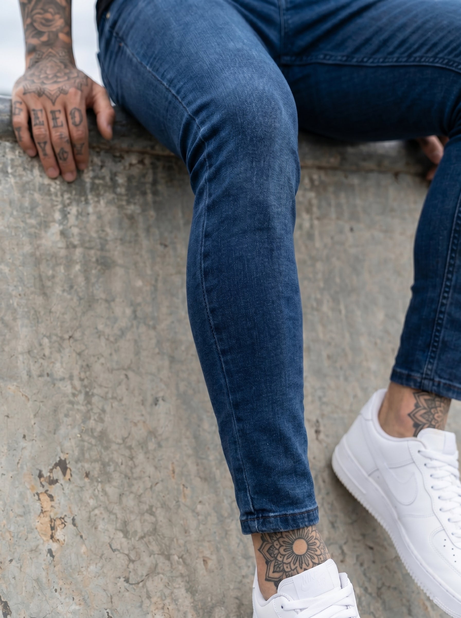 JEANS SKINNY FIT - AZUL PETROLEO