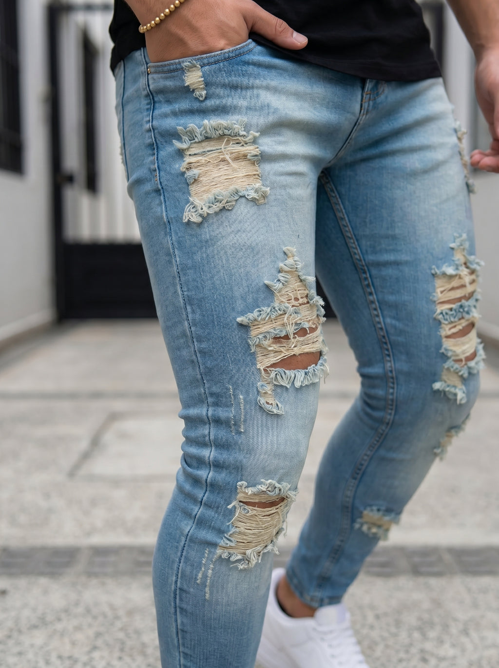 JEAN SKINNY - AZUL CLARO FROST
