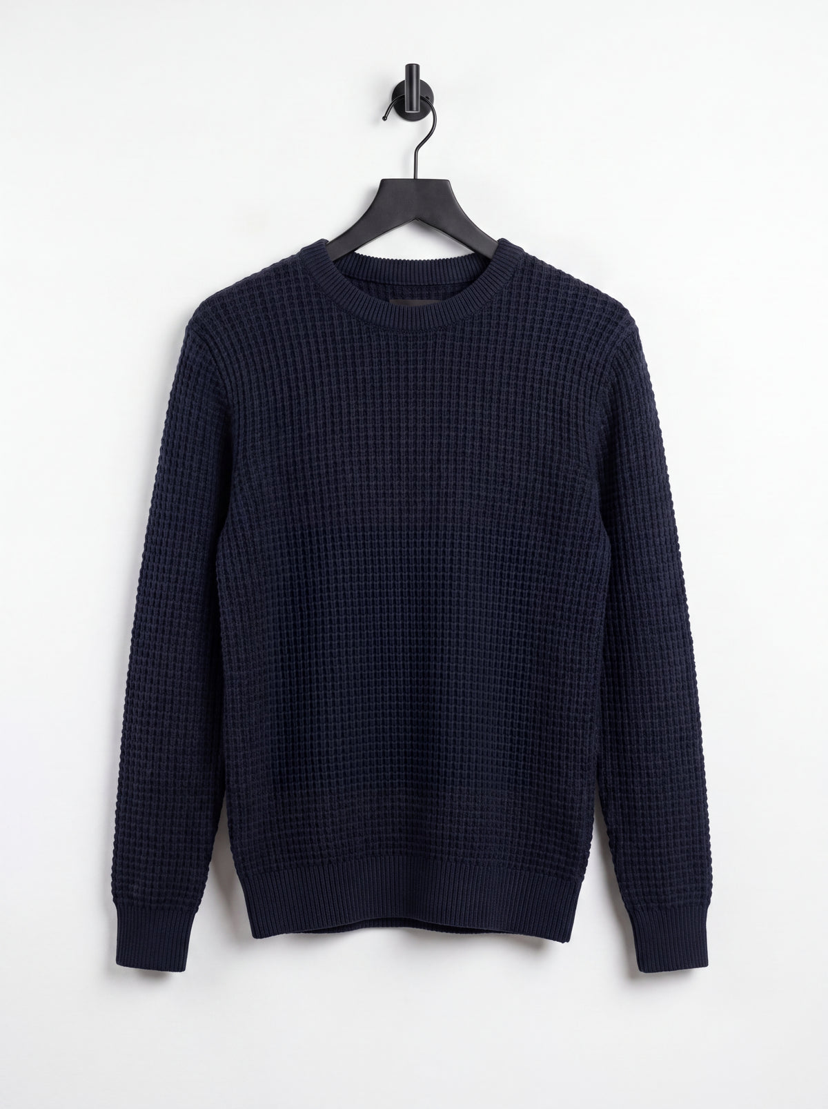 Buzo Tejido Waffle Monaco – Azul Noche