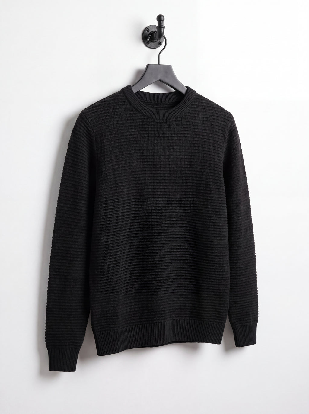Buzo Tejido Rib Monaco – Negro