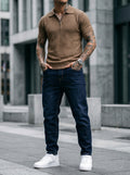 JEAN MOM FIT -  AZUL INDUSTRIAL