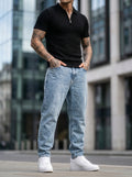 JEAN MOM FIT -  AZUL HIELO