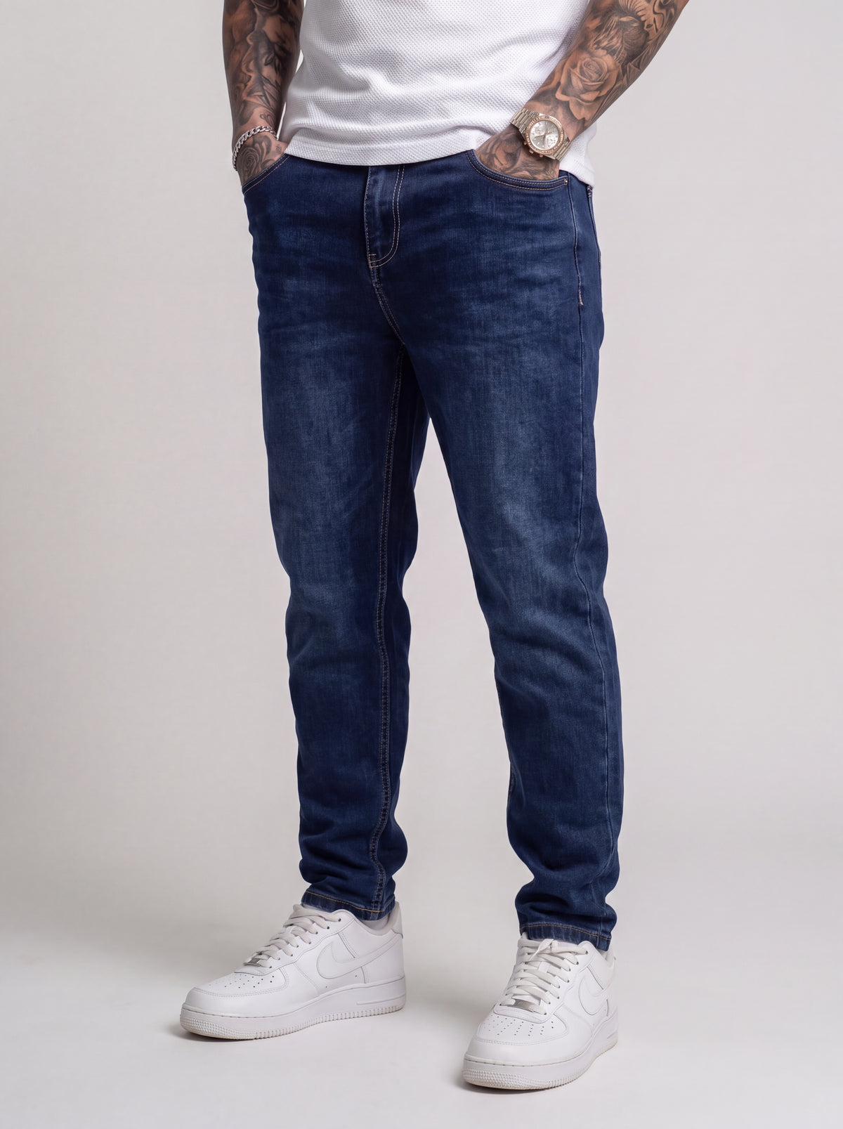 Jean Slim Clásico Azul Oscuro