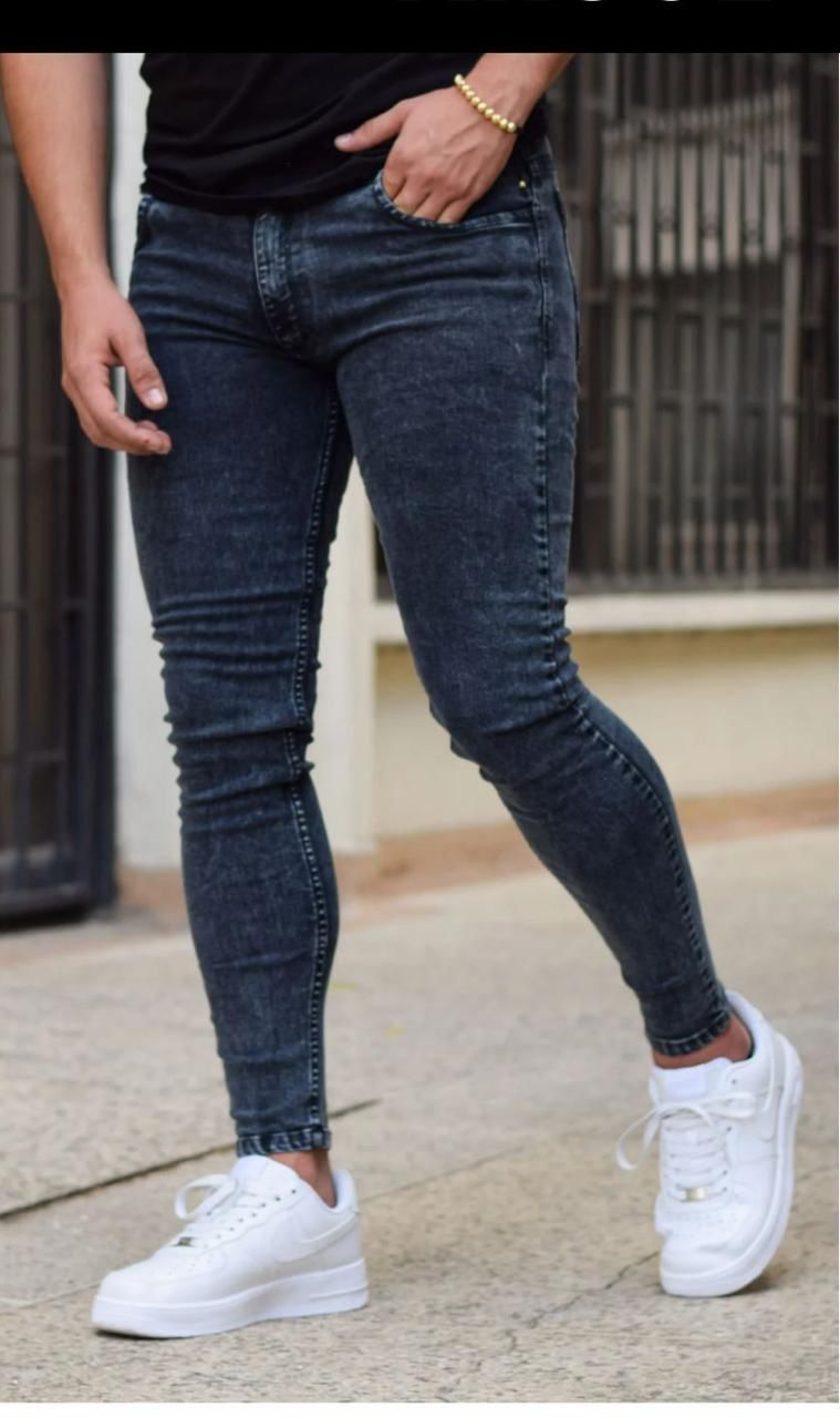 JEANS SKINNY FIT - AZUL PETROLEO