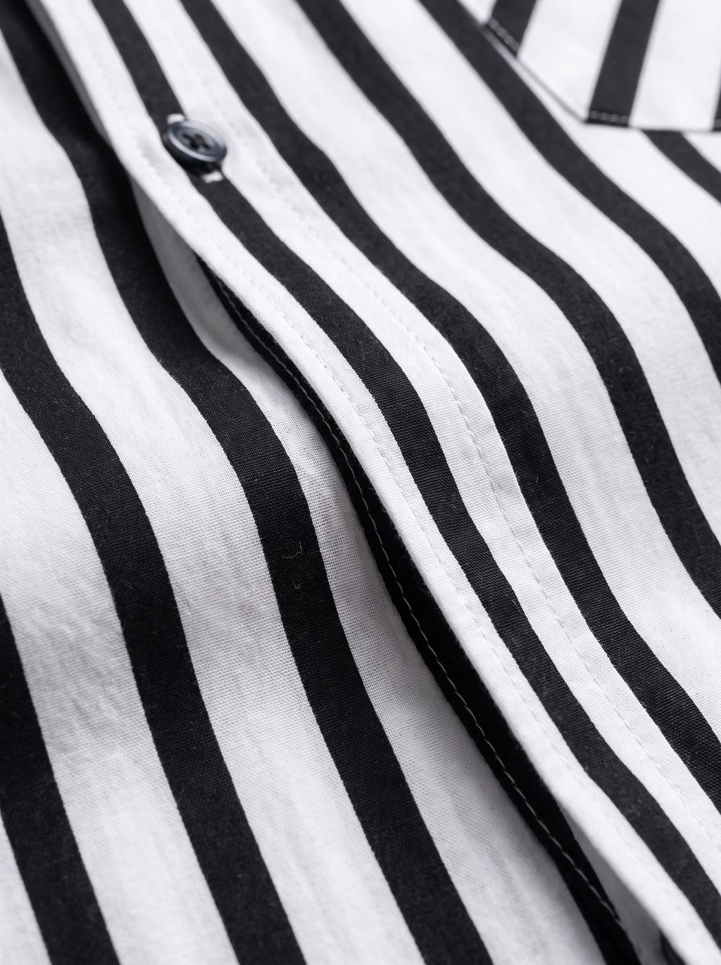 Camisa Neru Stripe Black