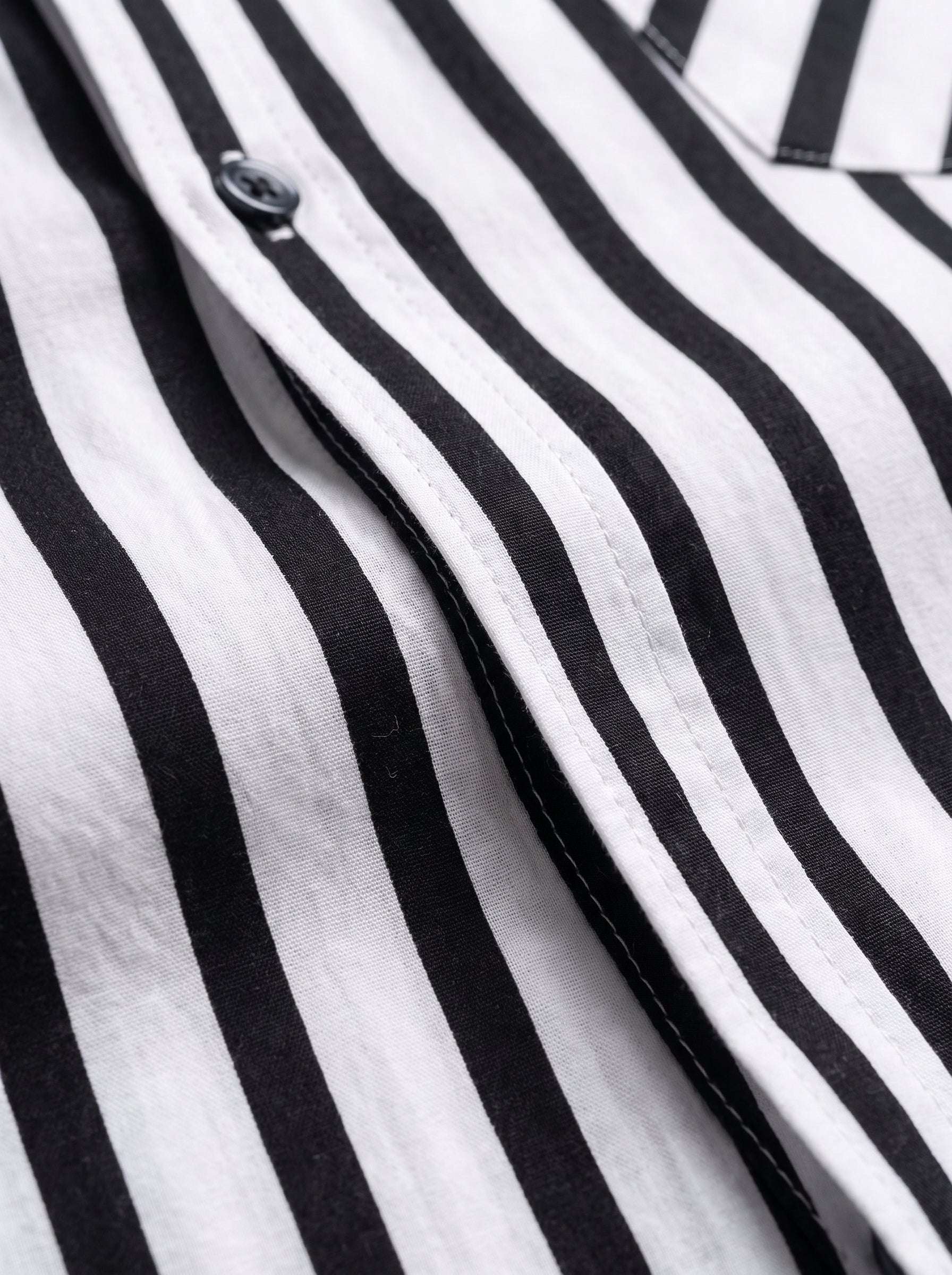 Camisa Neru Stripe Black