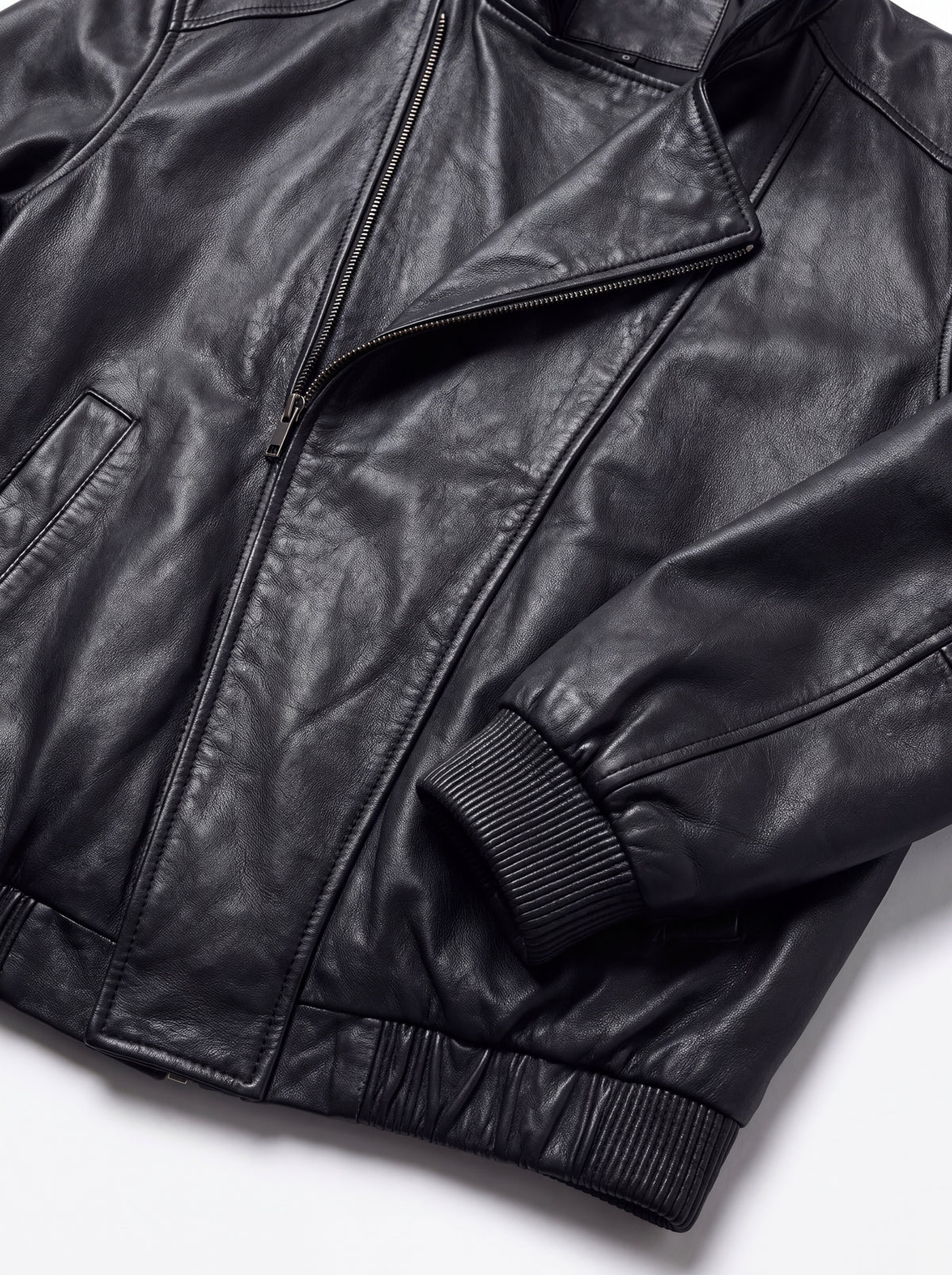 CHAQUETA CUERO TEX MONZA BLACK