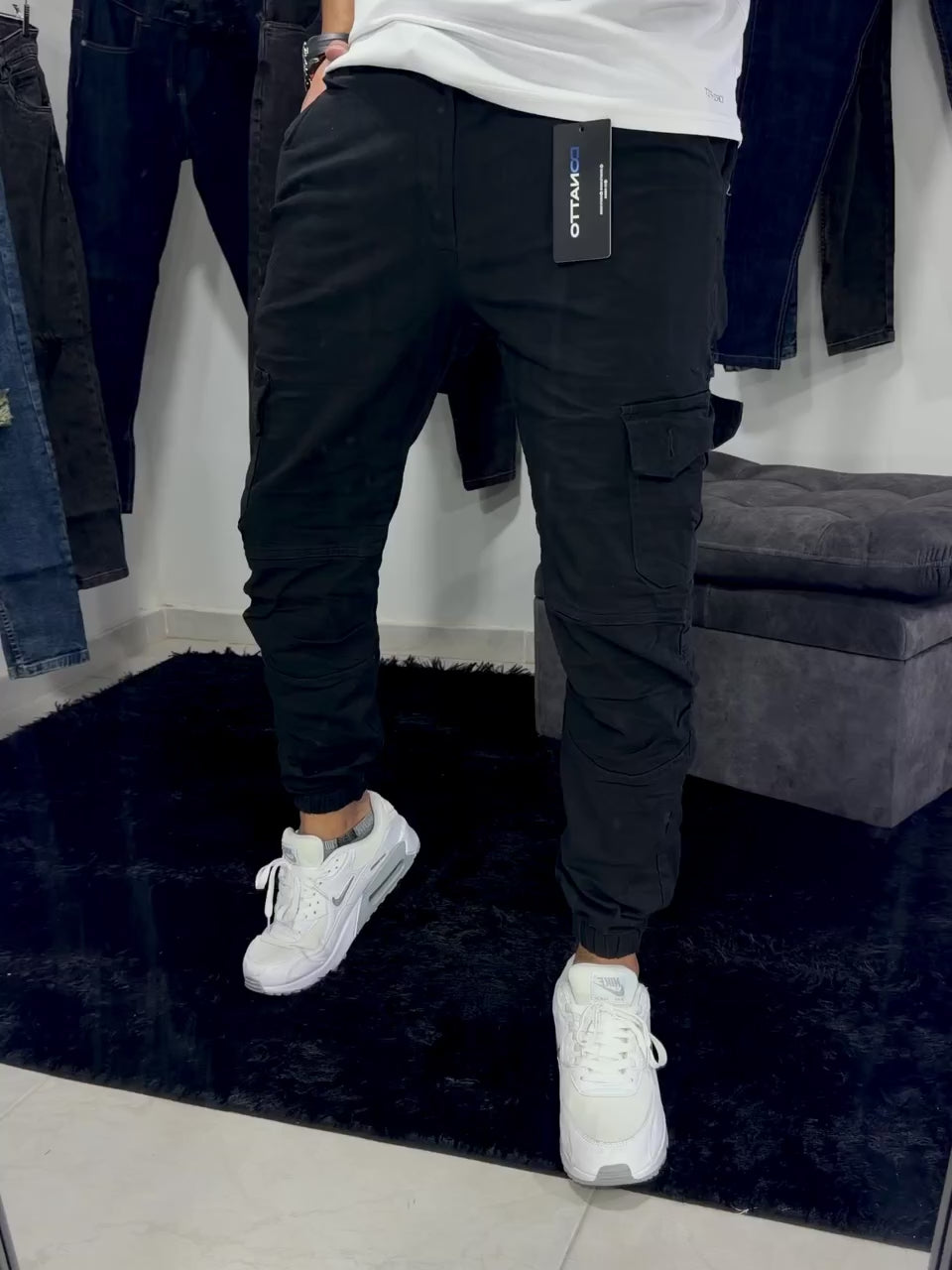 Jogger Cargo Negro
